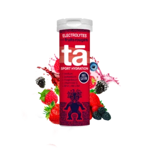 ELECTROLYTES HYDRATATION TABS FRUITS ROUGES+CAFEINE