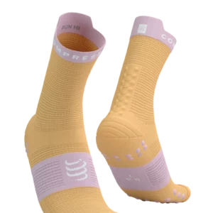 PRO RACING SOCKS V4.0 RUN HIGH BUFF/ORANGE ROSE
