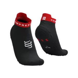 PRO RACING SOCKS V4.0 RUN LOW BLACK/RED