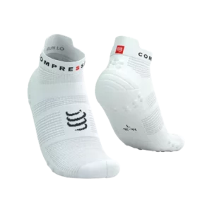 PRO RACING SOCKS V4.0 RUN LOW WHITE/BLACK