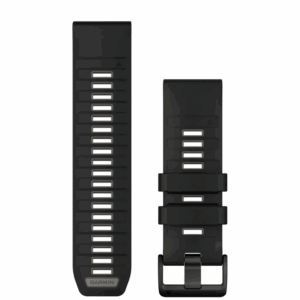 BRACELETS DE MONTRE 22 MM QUICKFIT, SILICONE NOIR
