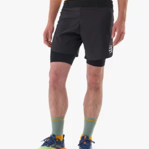TRAIL RACING 2-IN-1 SHORT BLACK