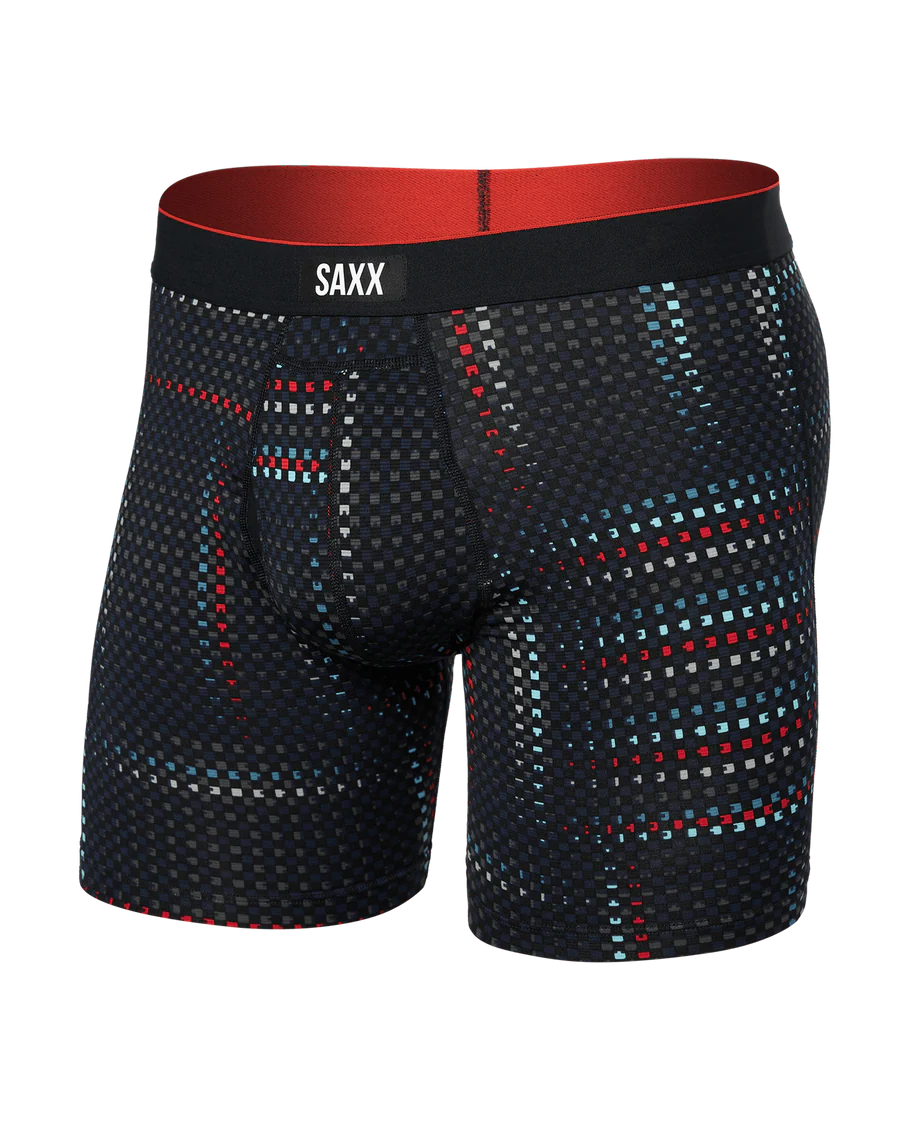 MULTI SPORT MESH BOXER BRIEF FLY-OPTIC GRID